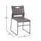 Flash Furniture 881 lb. Capacity Gray Sled Base Stack Chairs, 5PK 5-RUT-2-GY-BK-GG - alternate 7